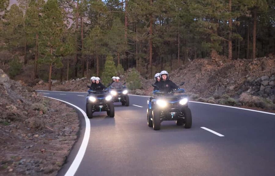 Puerto de la Cruz: Quad Sunset Volcano Teide National Park - Riding above the clouds near Teide