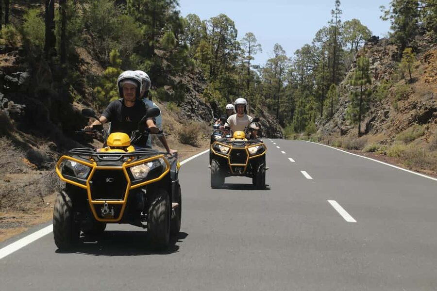 Puerto de la Cruz: Quad to Mount Teide Day or Sunset - La Caldera and the Tenerife Forest