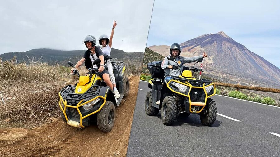 Puerto de la Cruz: Quad Tour to Teide or Off-Road Adventure - Views, food, and the free media package