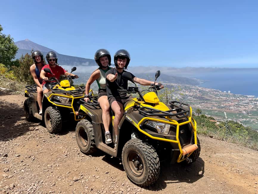 Puerto de la Cruz: Quad Tour to Teide or Off-Road Adventure - The Teide route: La Orotava to high mountain viewpoints