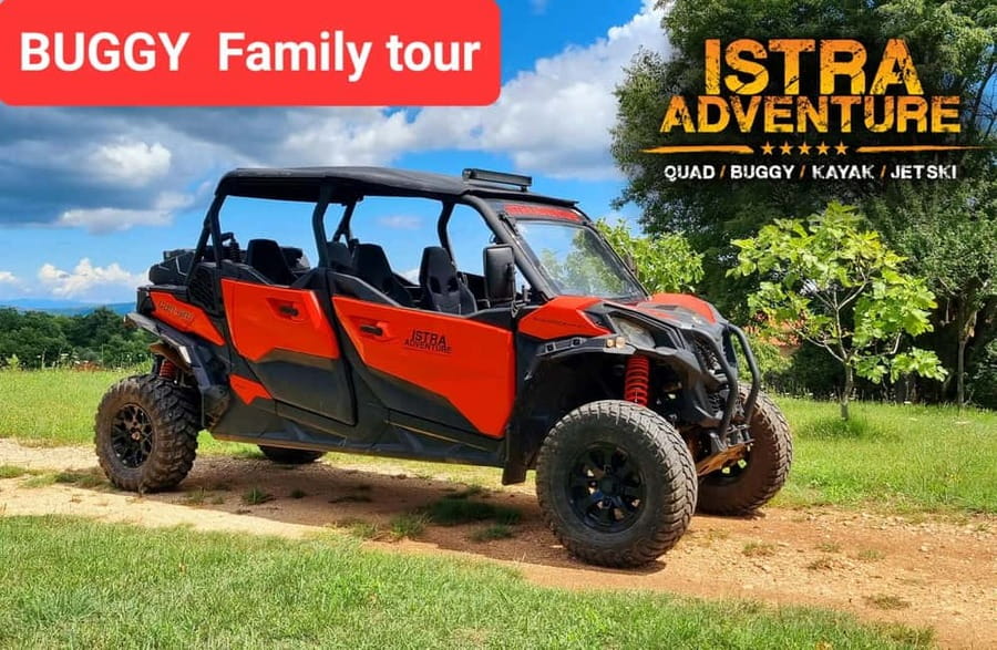 PULA AND ROVINJ: BUGGY FAMILY SAFARI 1, 2, 2.5 & 4 H - What the four-seat buggy feels like