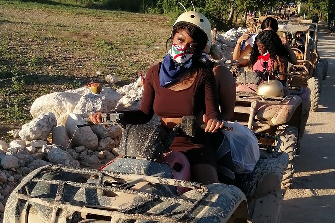 Punta Cana Adventure: Offroad 4x4 ATV - Cave and Macao Beach Dip - Who will enjoy this ride most