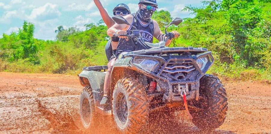 Punta Cana ATV Adventure: Beach & Cenote Tour with Pickup - The cenote stop and the limits of a short swim