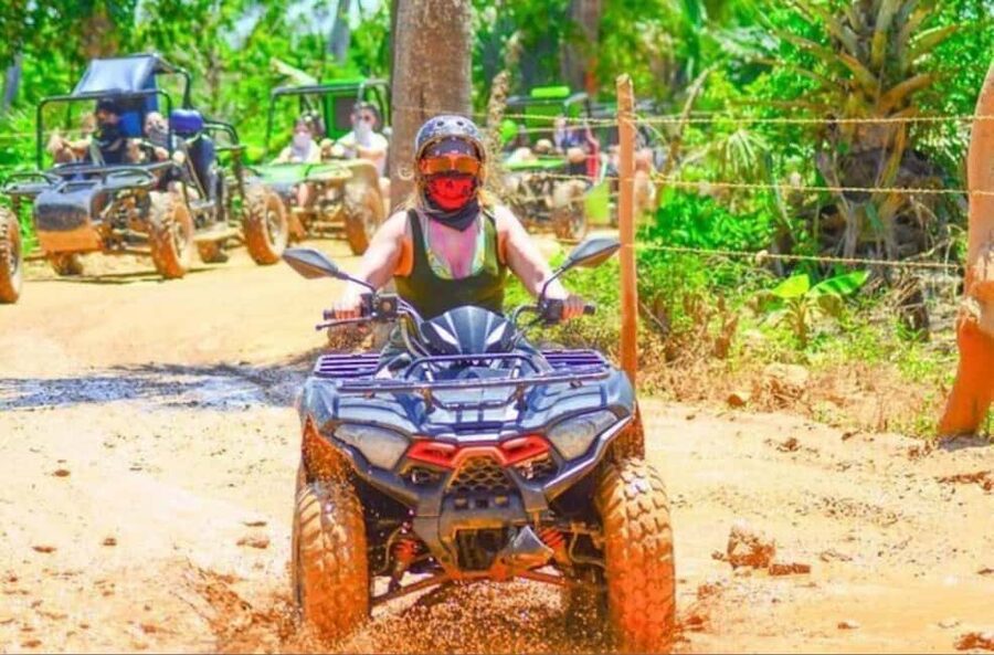 Punta Cana ATV Adventure: Beach & Cenote Tour with Pickup - Macao Beach in a tight 20-minute window