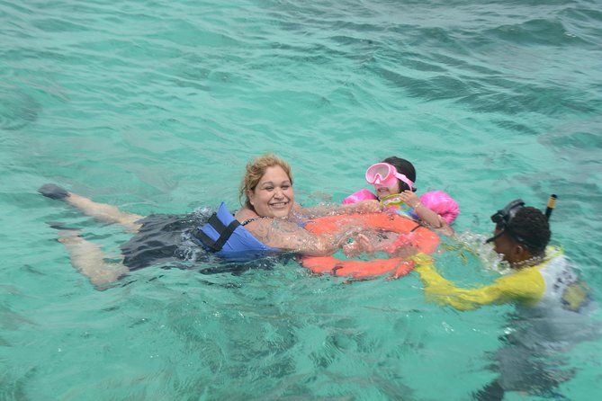 Punta Cana Buggy + Cave Dip, Beach Swim + Party Boat & Snorkel - The catamaran, reef snorkeling, and natural pool