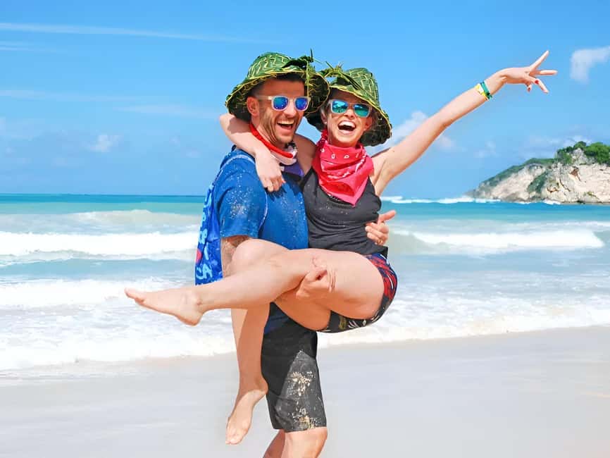 Punta Cana: Buggy Excursion with Macao Beach and Cave Swim - Taking the buggy toward Macao
