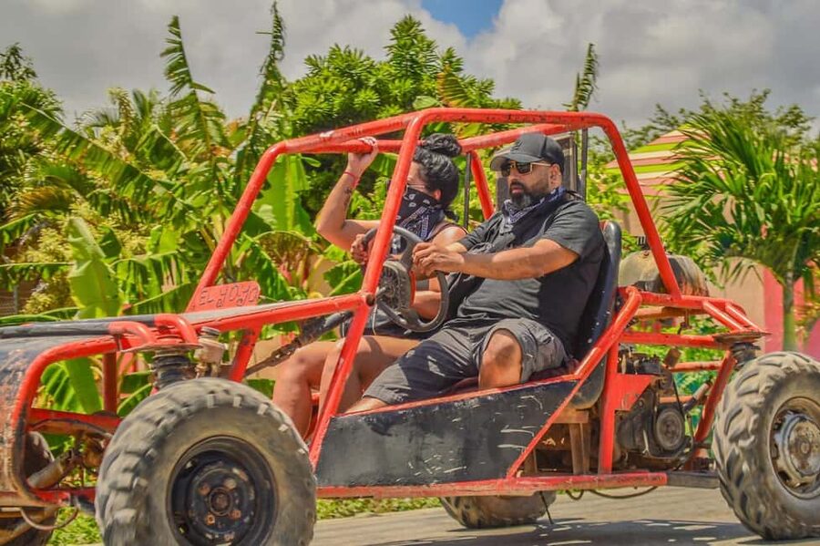 Punta Cana: Countryside and Macao Beach Half-Day Buggy Tour - Macao Beach and the limestone cliffs