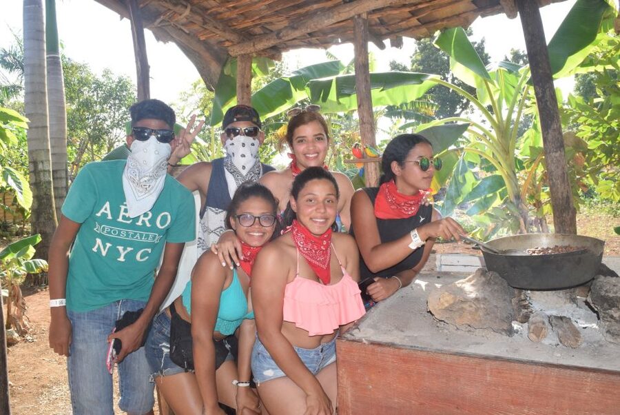 Punta Cana Off-Road 4x4 ATV: Beach,Cave Dip & Mamajuana Shot - Swimming underground at Taino Cave