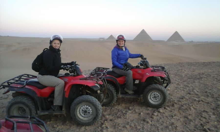 Pyramids of Giza: 1-Hour Quad Bike Desert Safari - Getting ready for the one-hour desert ride