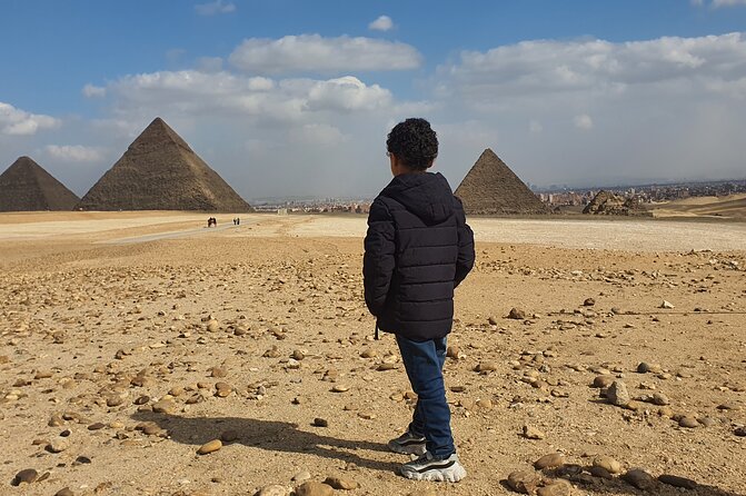 Pyramids of giza ,Sphinx,riding camel and driving a quad bick ATV. - Sphinx and Valley Temple