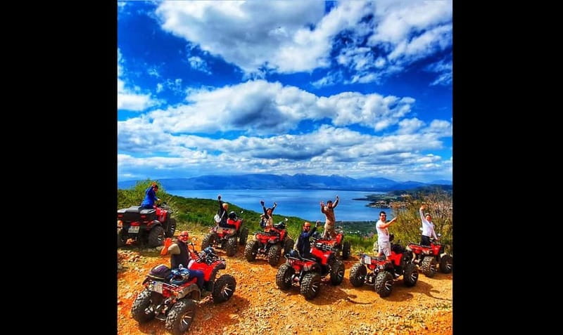 Quad ATV Bike Galicica, from Ohrid. - Safety instruction is part of the experience