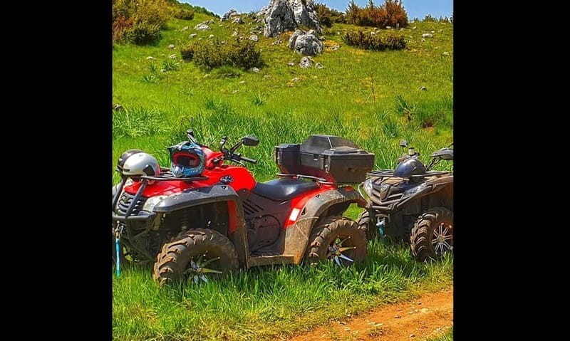Quad ATV Bike Galicica, from Ohrid. - Galičica National Park and the rough tracks