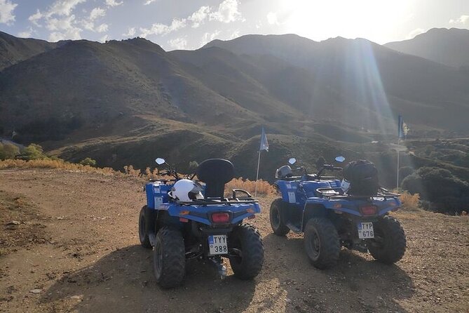 Quad ATV Safari from Georgioupolis Area - Riding a two-person quad through Crete
