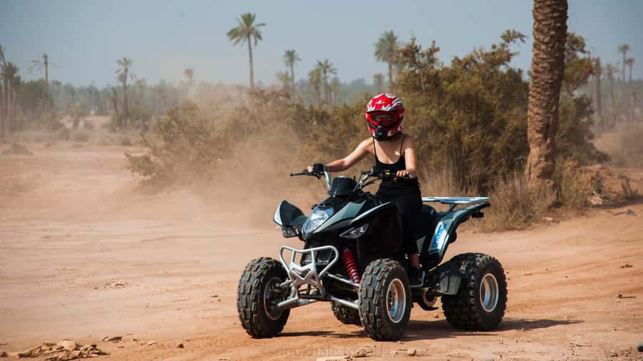 Quad Bike Activity in Marrakech Palmeraie - Getting Comfortable on the Quad