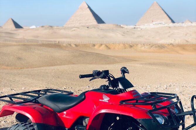 Quad Bike ATV Tours in Desert of Giza Pyramids with Egyptian Tea - Key points at a glance
