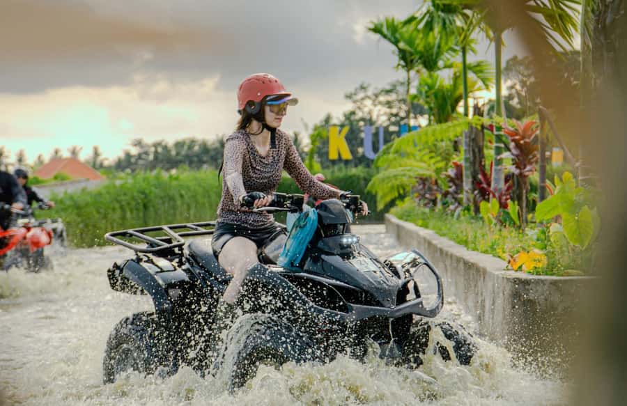 Quad Bike Bali With Tunnel & Waterfall Tour - Guide quality and group pace