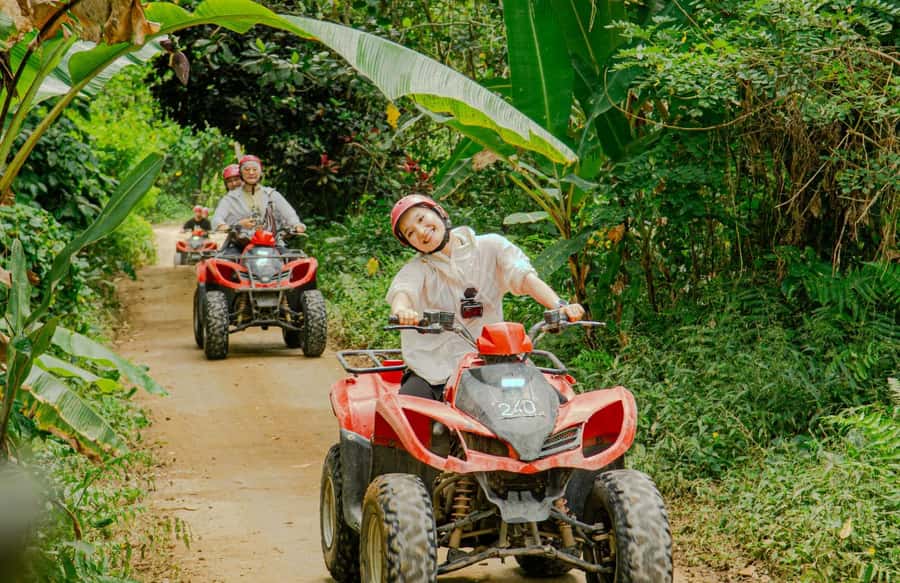 Quad Bike Bali With Tunnel & Waterfall Tour - What the $49 price includes