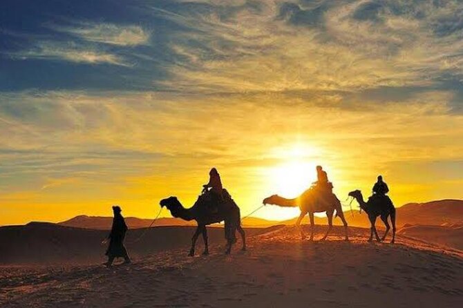 Quad Bike & Camel Ride & Dinner Show In Agafay Desert - The camel ride at sunset