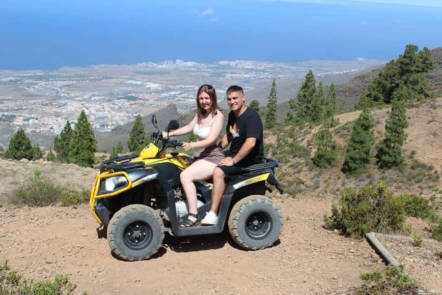 Quad bike excursion to the EL TEIDE volcano - Getting comfortable on a brand-new quad