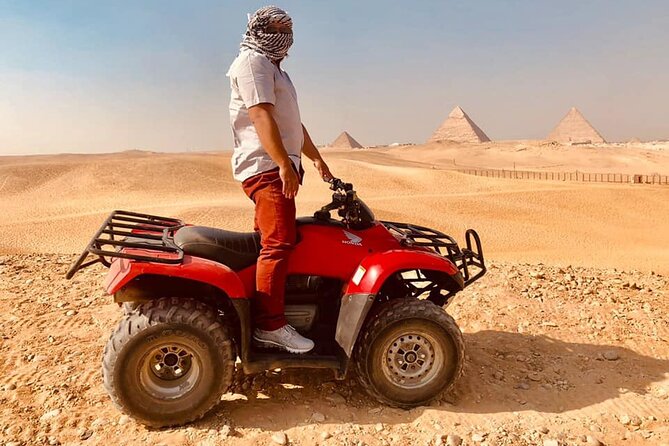 Quad Bike , Lunch and Camel Ride Private Tours from Cairo Giza Hotel - A private desert outing beside the Giza pyramids