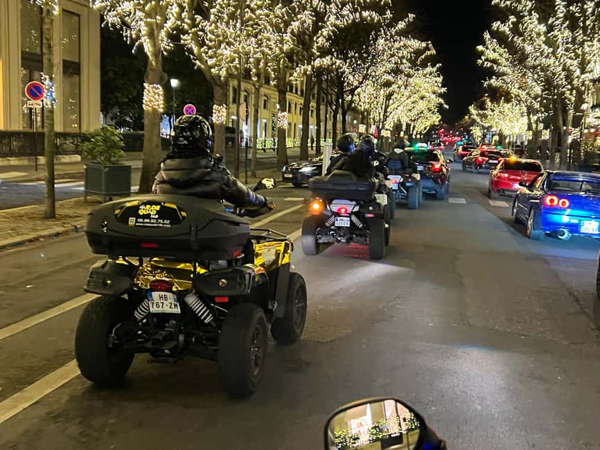Quad bike ride to discover Parisian monuments - Who will enjoy this ride most?