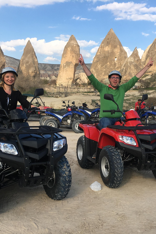 Quad Bike Safari Cappadocia - Red and Rose Valleys at sunset
