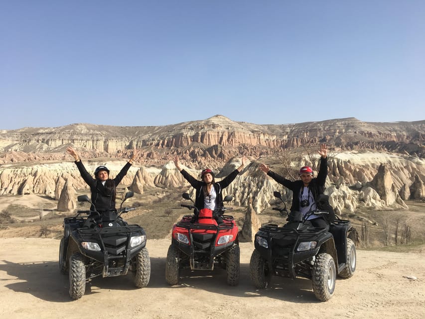 Quad Bike Safari Cappadocia - Getting comfortable on the automatic ATV