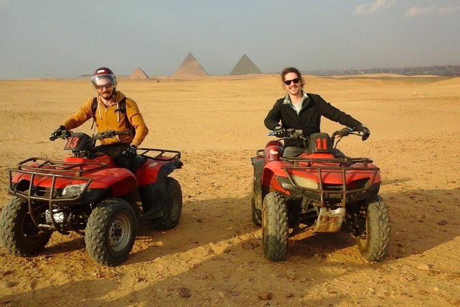 Quad Bike Trip At Desert of Giza Pyramids - What the $15 price really buys