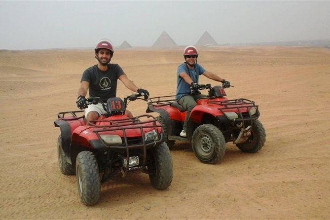 Quad Bike Trip At Desert of Giza Pyramids - Guides, photos, and the human side