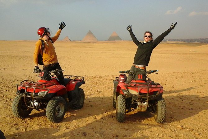 Quad Bike Trip At Desert of Giza Pyramids - Pickup from Cairo or Giza