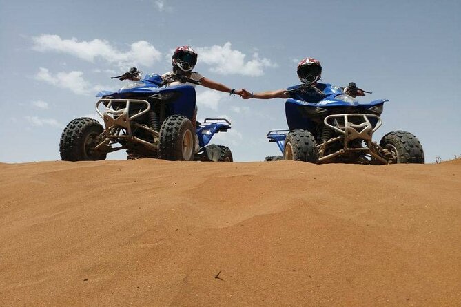 Quad Biking Adventure in Agadir - Crossing the rocky approach to the dunes