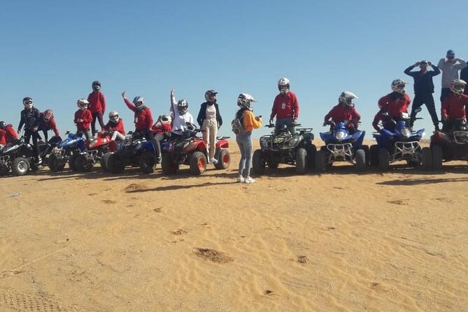 Quad Biking Adventure in Agadir - Taking Moroccan tea and biscuits halfway through