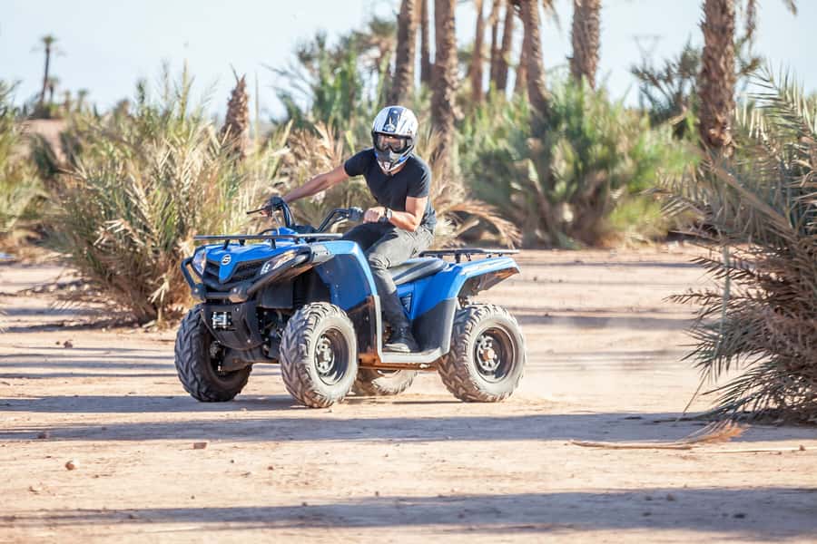 Quad biking adventure in Marrakech - Leaving central Marrakech for the palm groves