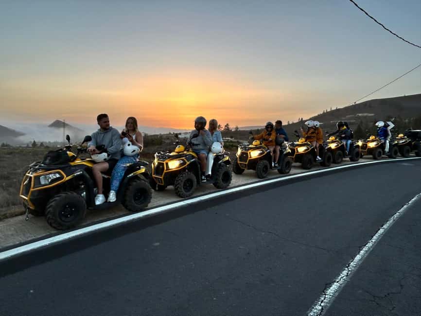 Quad biking at Mount Teide for the sunset - The volcano views and sunset finale
