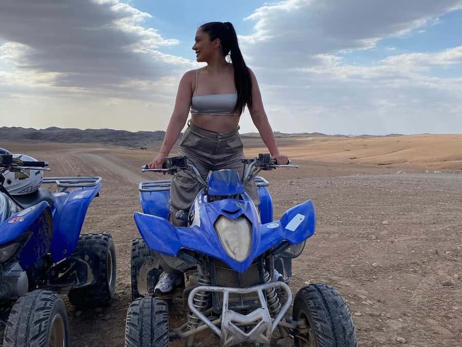 Quad biking, Camel ride, dinner & show at Agafay desert - A one-hour camel ride with a slower rhythm