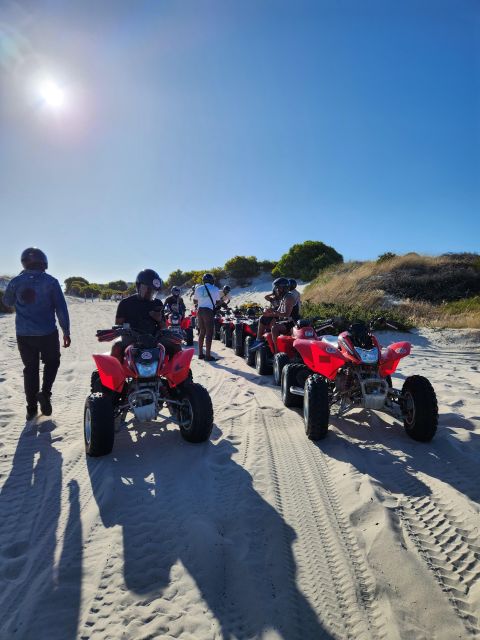 Quad biking Cape Town Atlantis Dunes - Arriving at Witsands Aquifer Nature Reserve