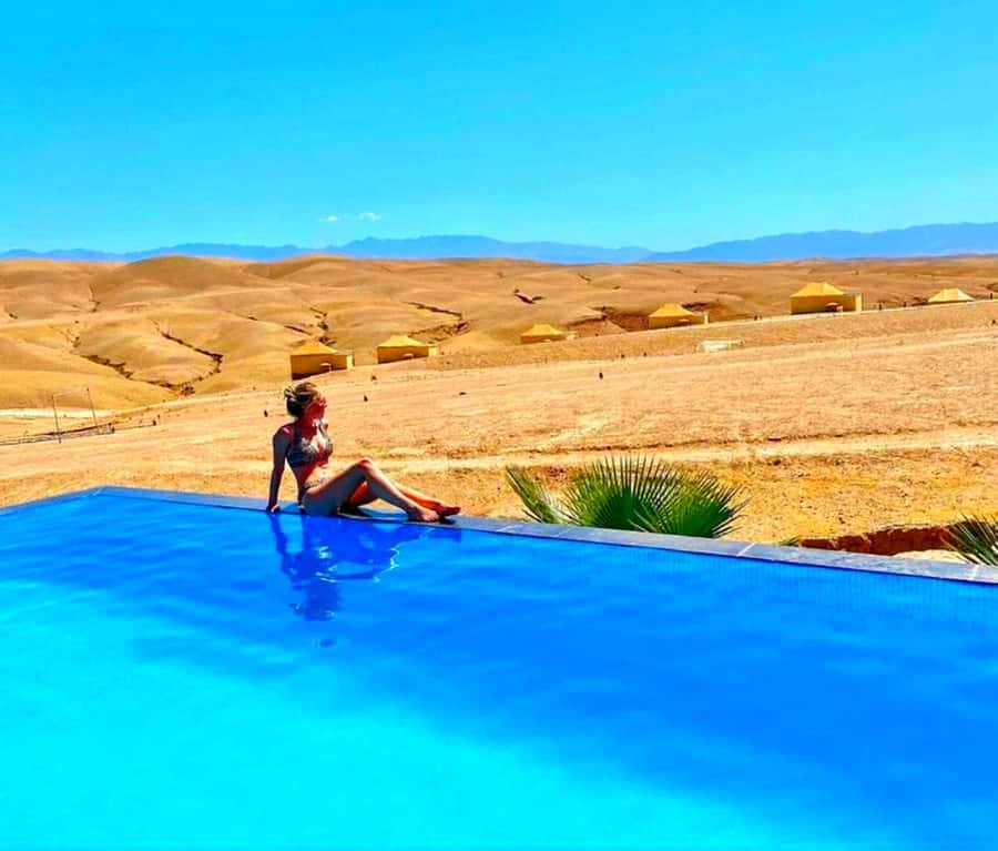 Quad biking in Agafay Desert with lunch & Camel Ride & pool - The camel ride: charming, but keep expectations modest