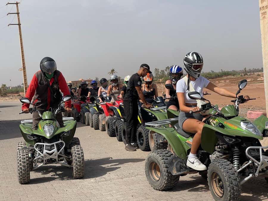 Quad biking in Marrakech's desert palm grove - Key points at a glance