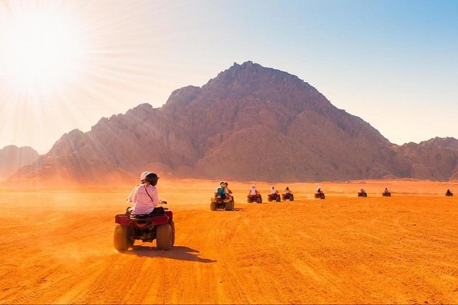 Quad Biking Tour in Sharm El Sheikh Desert - Learning the quad bike before setting off