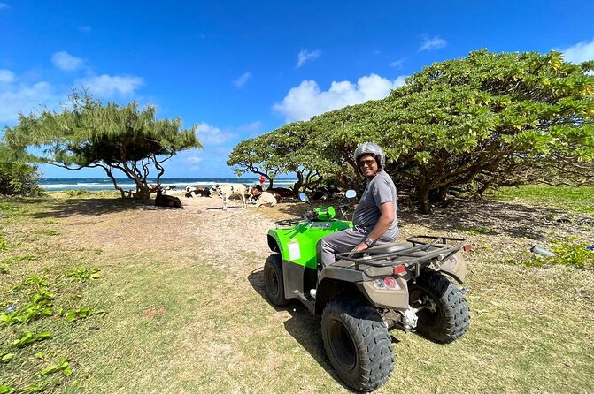 Quad Excursion South Mauritius 35km - Getting started at Trois Boutiques