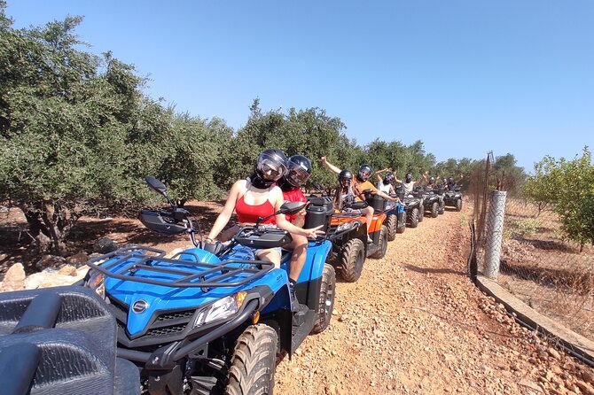 Quad Safari Off-Road Evening Tour - The final off-road run at Potamos Beach