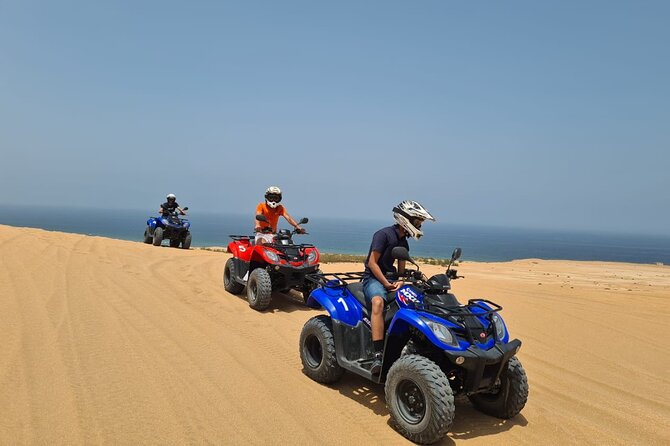 Quad to the Sand Dunes and Wild Beach - Riding toward Sidi Toual beach