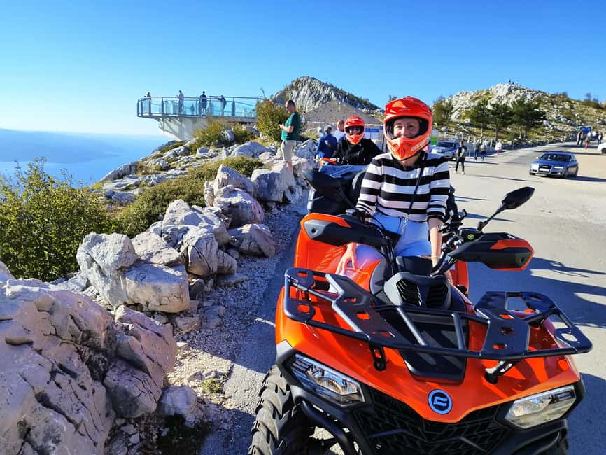 Quad Tour To Skywalk Biokovo With Skip the line Tickets - What the $136 price really includes