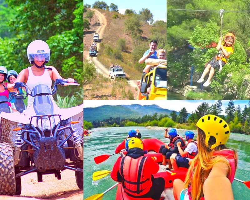 Rafting, Quad or Buggy Ride, Zipline, Jeep Tour Super Combo - Who will enjoy this most?