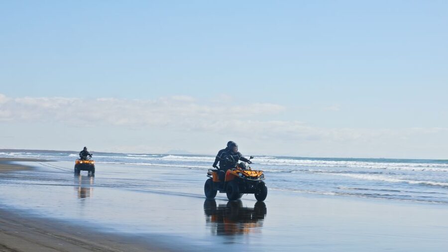 Reykjavík: Black Sand Beach 2-Hour ATV Adventure - Roads, trails, mountains, and a volcanic tunnel