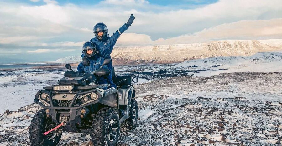 Reykjavik Quad Bike Twin Peaks Tour - Lava Field Peak adds the rougher second half