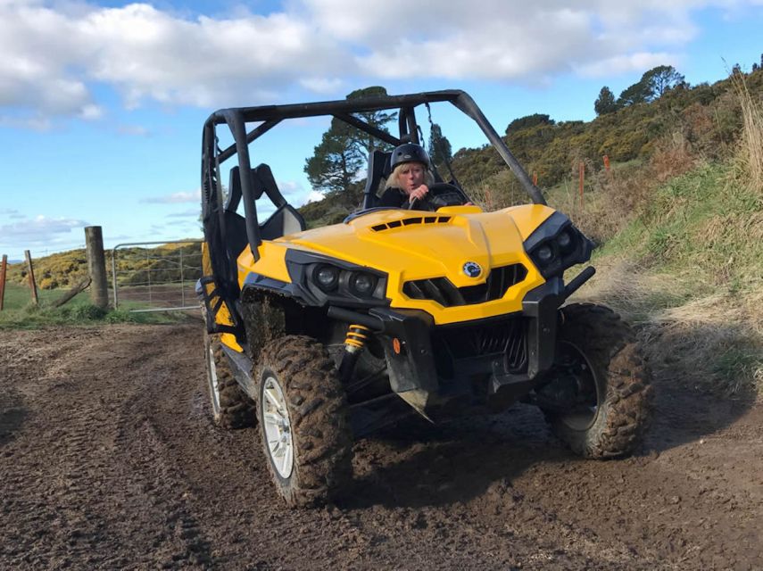 Rotorua: 4×4 Self-Drive Buggy Tour Through Farm and Bushland - Farm tracks and open Rotorua views