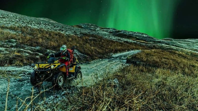Rovaniemi: Northern Lights Quad Bike Tour - Riding into the Arctic night near Rovaniemi