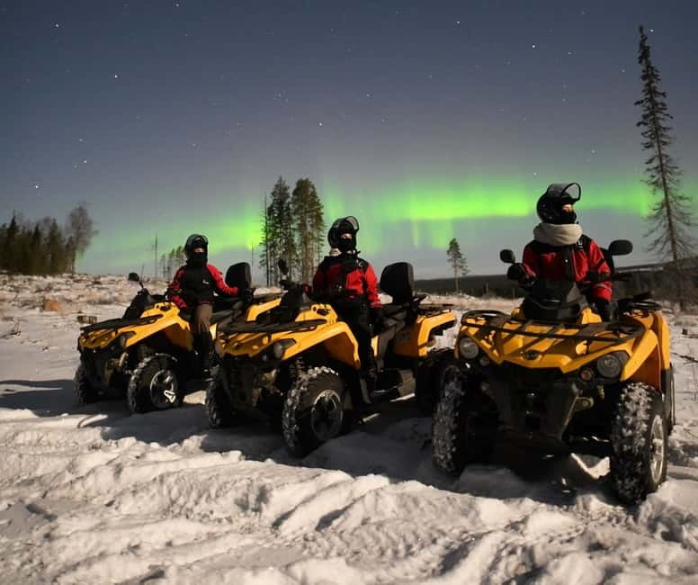 Rovaniemi: Northern Lights Quad Bike Tour - Waiting for the aurora with stars, juice, and gingerbread