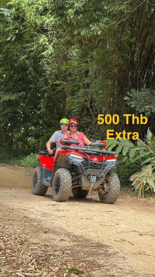 Samui X Quad ATV Tour (Driver + Passenger) with lunch - Waterfall country and 90 minutes on the mountain